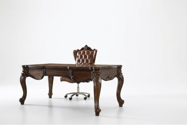 Kantoorset Bureau Directiestoel Compleet Kantoor Rococo Barok 2-delig Set