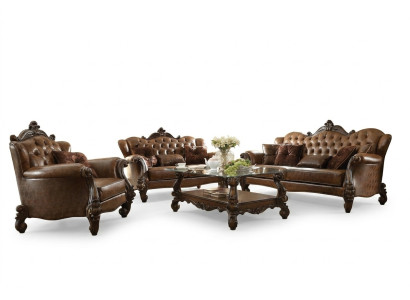 Chesterfield Bank Bank Bekleding Stoel 3+2 Zits Design Bankstel Banken