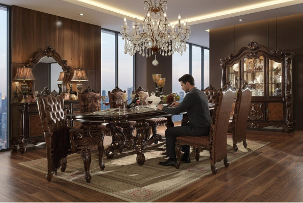 Koninklijke eettafel Tafel Hout Luxe Tafels Rococo Barok Stijl Eetkamer