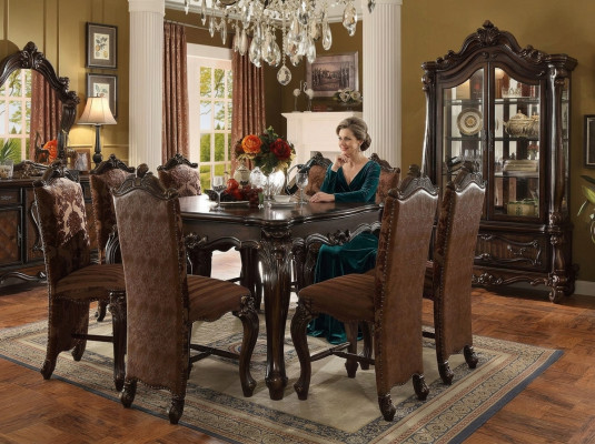 Compleet set eettafel 6 stoelen eetkamer set eetgroep houten tafel tafels