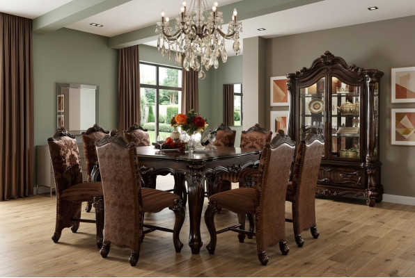 Compleet set eettafel 6 stoelen eetkamer set eetgroep houten tafel tafels