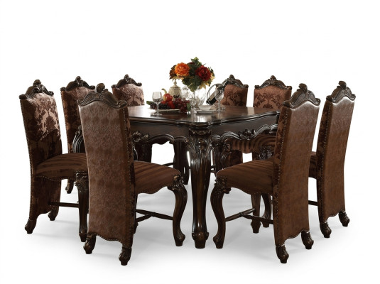 Compleet set eettafel 6 stoelen eetkamer set eetgroep houten tafel tafels