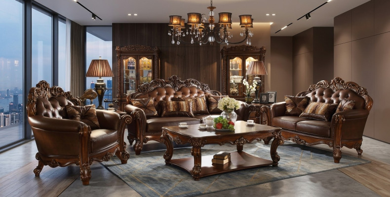Designer bank bankstel 3+2 zits bank gestoffeerde set woonkamer