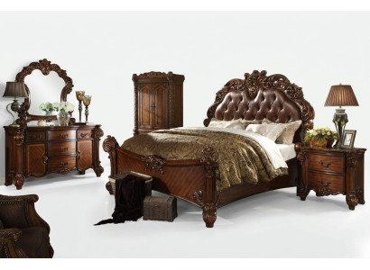 Klassieke slaapkamercommodes 2-delige set barok rococo commode + spiegel Nieuw