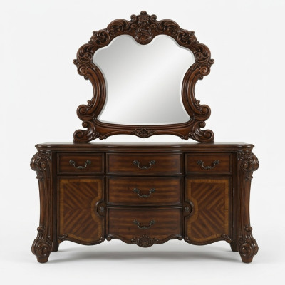 Spiegel ladekast Decoratieve kast Laden dressoir Slaapkamer set Hout