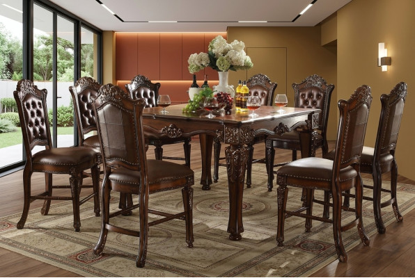 Eettafel 6x stoelen eetkamerset eetgroep klassieke tafel 7-delige set