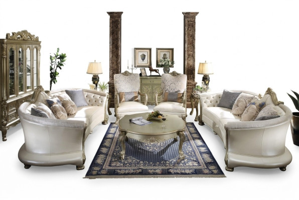 Luxe Chesterfield bankstel 4+4+1+1 zits met salontafel Meubels Bank