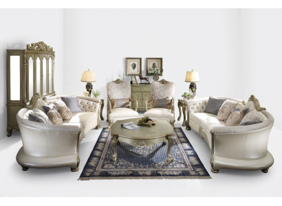 Compleet set bankstel 4+4 zits + salontafel design woonlandschap