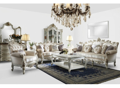 Luxe Chesterfield bankstel 3+2+1 zits met salontafel sofa.   Luxe Chesterfield bankstel met 3+2+1 zits en salontafel sofa.