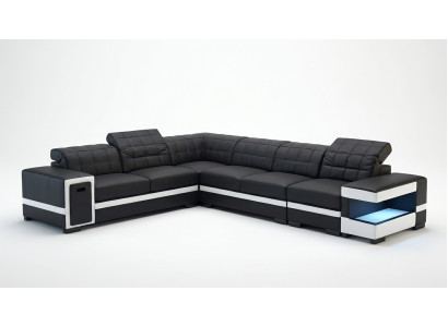 Designer Bank Bank Hoekbank Bekleding Decor Set Woonlandschap L-vorm