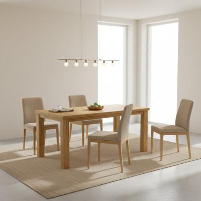 Ontwerp eettafel Ontwerp tafel Houten eetkamermeubels Salontafel Tafels 160/220