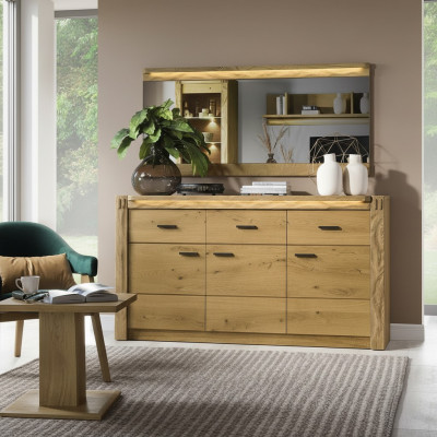 Kast dressoir ladenkast kast dressoir houten kast plank tv-meubel