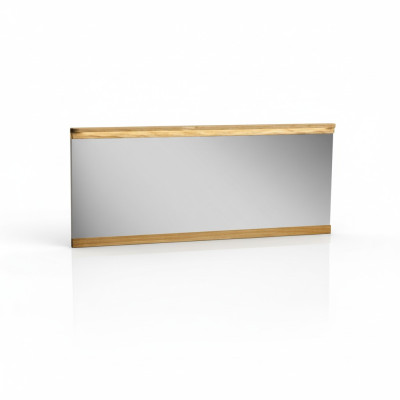Spiegel Wandspiegel ontwerper Hal woonkamer bad hout glas ontwerp 151x70cm xxl