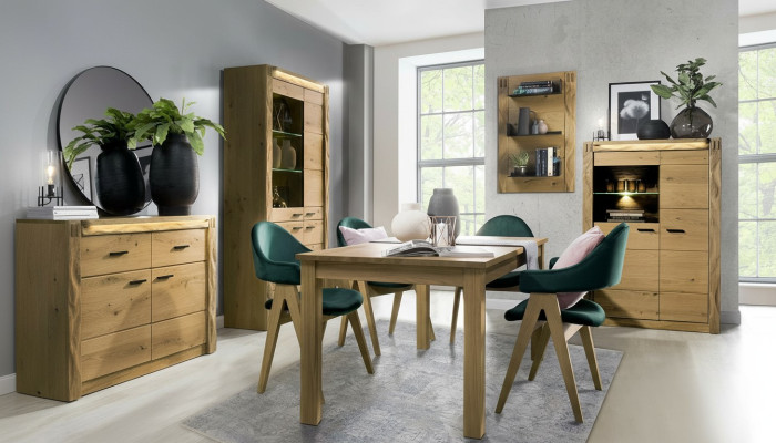 Uittrekbare design houten tafel Eettafel Woonkamertafel Houten tafels Nieuw 160/200cm Nieuw