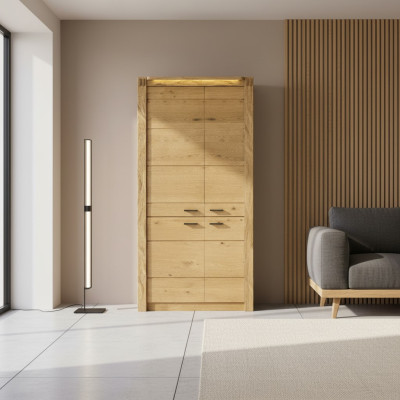 Hoge kast Multifunctionele kast Laden Woonkamer plank Vitrine Antieke stijl Nieuw