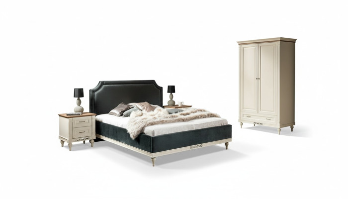 Bed Polster Design Luxus Hotel Bedden Echtelijk 140/160cm Slaap Kamer Dubbel Textiel