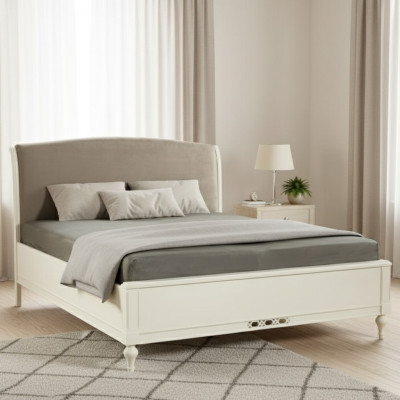 Bedden Bedden Tweepersoonsbed Slaapkamer Leer Bekleding Textiel Tweepersoonsbedden Nieuw Textiel