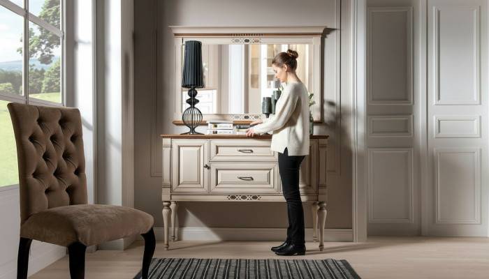 Console Sideboard Console Table Lowboard Dresser Wood Living Room Chest of Drawers New