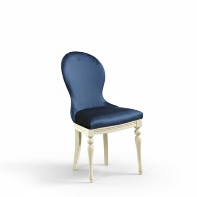 Stoel 1x Luxe Design Bekleding Designer Stoelen Zitkamer Eetkamer Houten Fauteuil