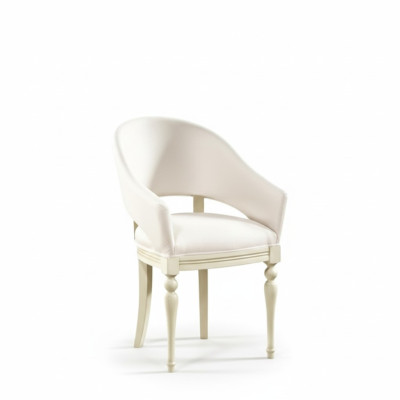 Fauteuil stoel 1x eetkamer lounge zitkussenstoel nieuw textiel tv leunstoel