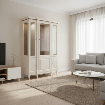 Vitrinekast Klassieke vitrines Woonkamer Woonkamerkasten