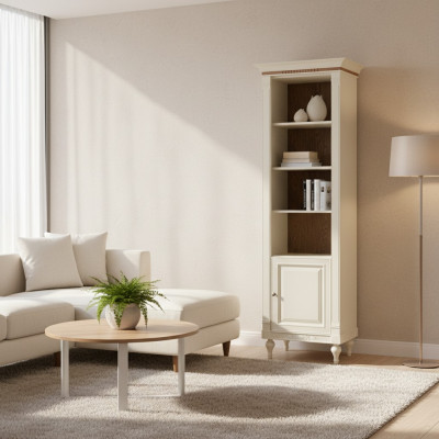 Klassieke kasten Kast Wandmeubel Houten kast Vitrinekast Plank Antieke Stijl Nieuw