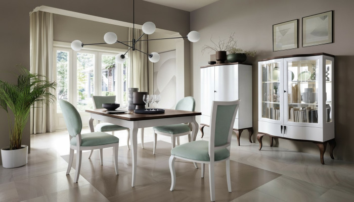 Luxe meubels Eettafel Tafel Eetkamer Woonkamer Hout Ontwerp Tafels 140/330cm Nieuw