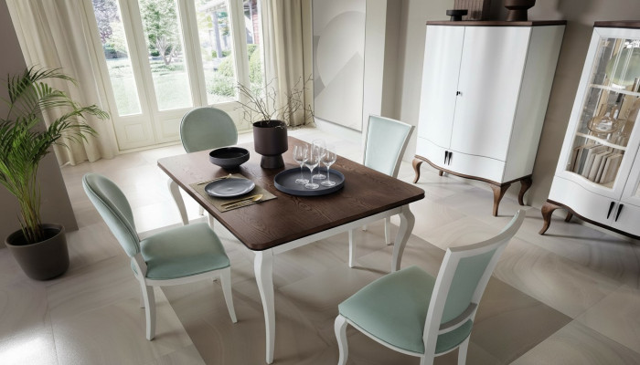 Luxe ontwerper eettafel houten tafel uitschuifbaar 140/330cm woonkamer eetkamer meubels nieuw