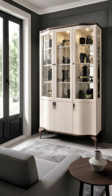 Kasten Vitrine Vitrines Hout Kostbare Luxe Glas Kast Hout Plank