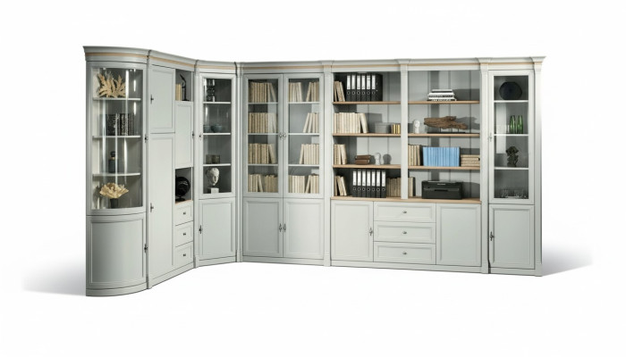 Bureau inrichting tafel met laden werkkamer thuiskantoor bureau nieuw