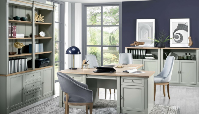 Ontwerp tafel secretaris luxe schrijfmeubels houten tafels kantoorinrichting.