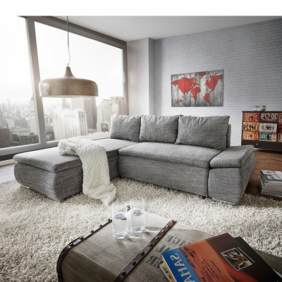 Slaapbank Ontwerp Hoekbank Slaapbank Bedfunctie Bank Bekleding Stof Banken
