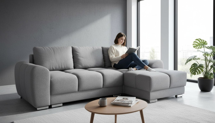 Comfortabele slaapbank bank met bedfunctie bank bekleding hoekbank hoekbank