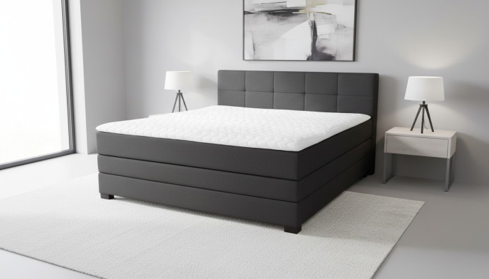Boxspringbed Design gestoffeerd bed Bedden Hotel Hotelbed 160x200cm