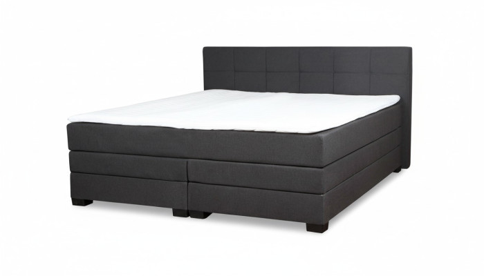 Vintage Boxspring Bedden Gestoffeerd Bed Houten Bed Hotel Tweepersoonsbed
