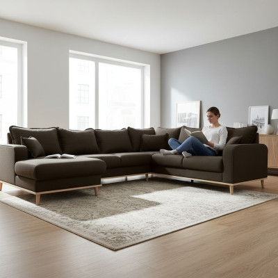 Hoekbank Bank Bank Bekleding U-vorm Woonlandschap Zitgroep Banken