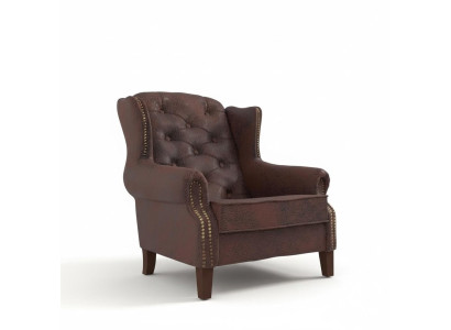 Ontwerp fauteuil leer luxe tv bank relax 1-zits bank lounge club.
