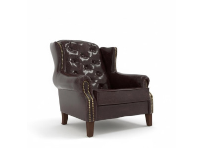 Ontwerp Fauteuil Leer Luxe TV Relax Bankstoel 1-zits Bank Lounge Club