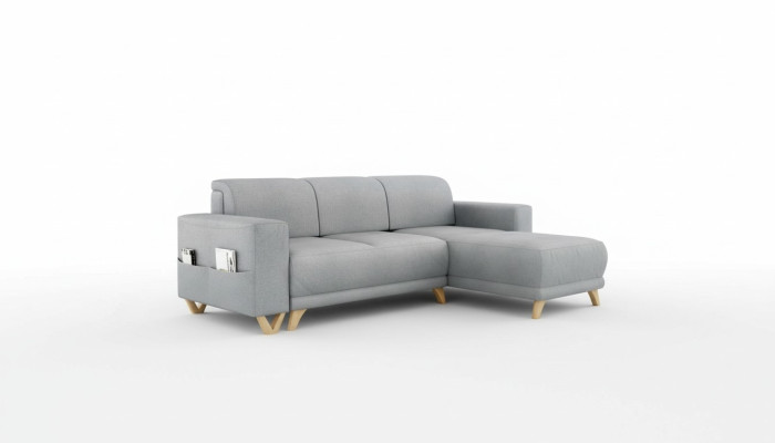 Ontwerp hoekbank L-vorm bank slaapbank slaapbank stofbekleding