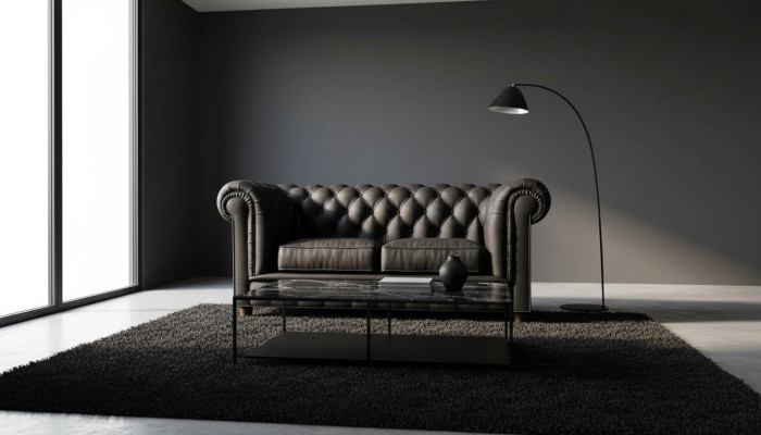 Design Chesterfield Bank 2-zitsbank Sofa Bekleding Lederen Banken Woonkamer