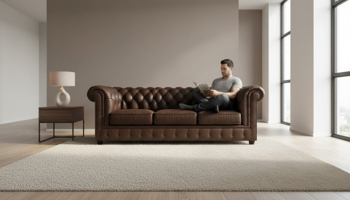 Klassieke Chesterfield bank Bank 3-zitsbank Banken Sofa's Bekleding Driepersoons