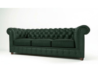 Chesterfield Bank Bank Bekleding 3-zits Bankstellen Zitset Bankstellen Groen