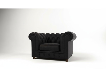 Edler Design Chesterfield fauteuil bekleed tv-zitkamer club textiel