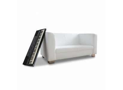 Sofa Bank Ontwerp Bekleding Modern Lederen Banken 2-Zitsbank Tweezits Designer Nieuw