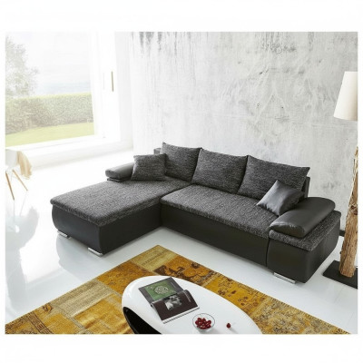 Hoekbank L-vorm Bank Bank Ontwerp Slaapbank Bekleding Bedfunctie Textiel