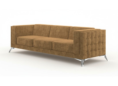 Zitterbank Bank Bekleding Bankstel Textiel Stof Chesterfield Bankstel Driepersoons