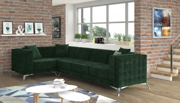 Hoekbank Bank Bank Bekleding L Vorm Woongebied Zitgroep Decor Banken