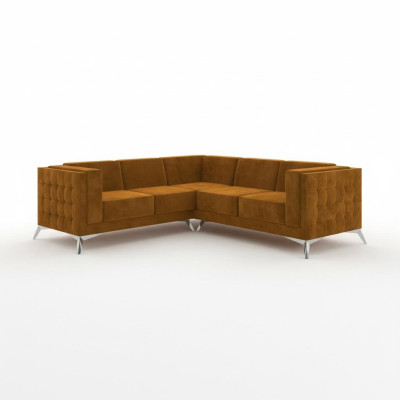 Hoekbank L-vormig designbank Bank Bekleding Zitgroep Stof Woonlandschap