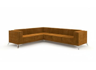 Hoekbank L-vorm Stoffen Bankstel Woonlandschap Set Design Modern Bank