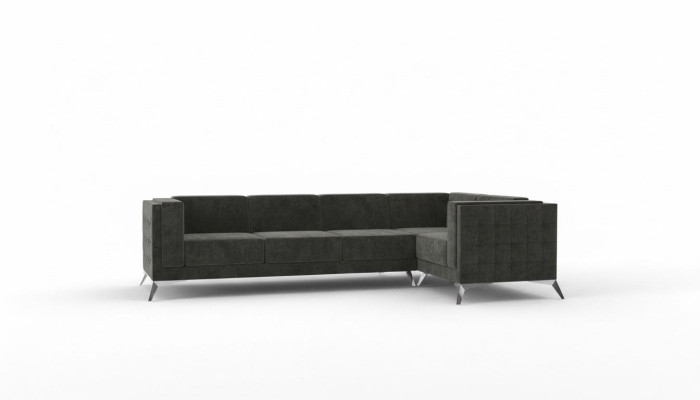 Hoekbank Chesterfield Bankstel Bank Woongroep Decor L-vorm